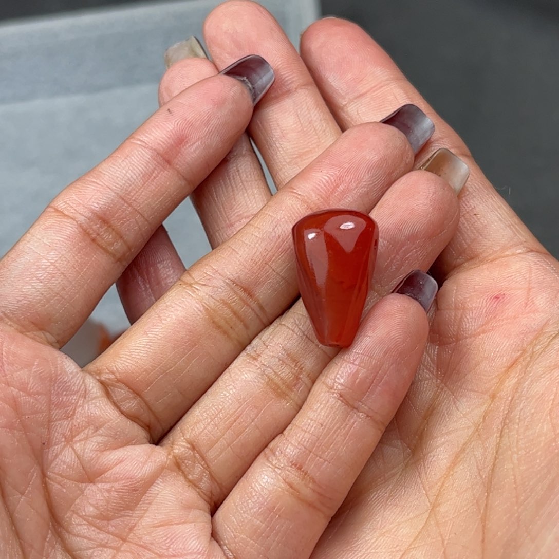 南红玛瑙未镶嵌三通资**鉴