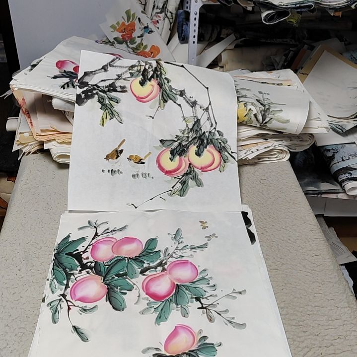 赵***姊国画落款后台备注