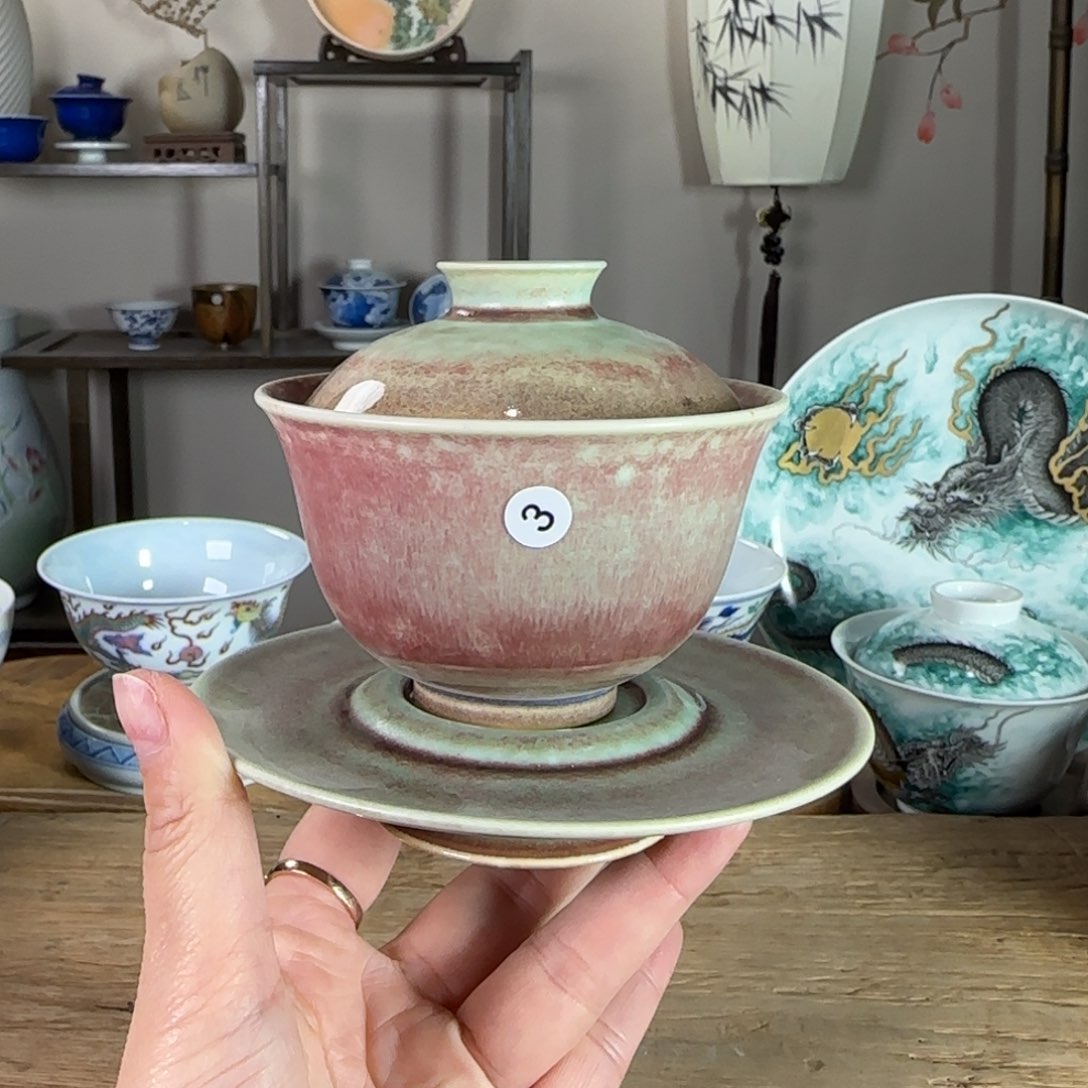 杯景德镇陶瓷柴烧多人