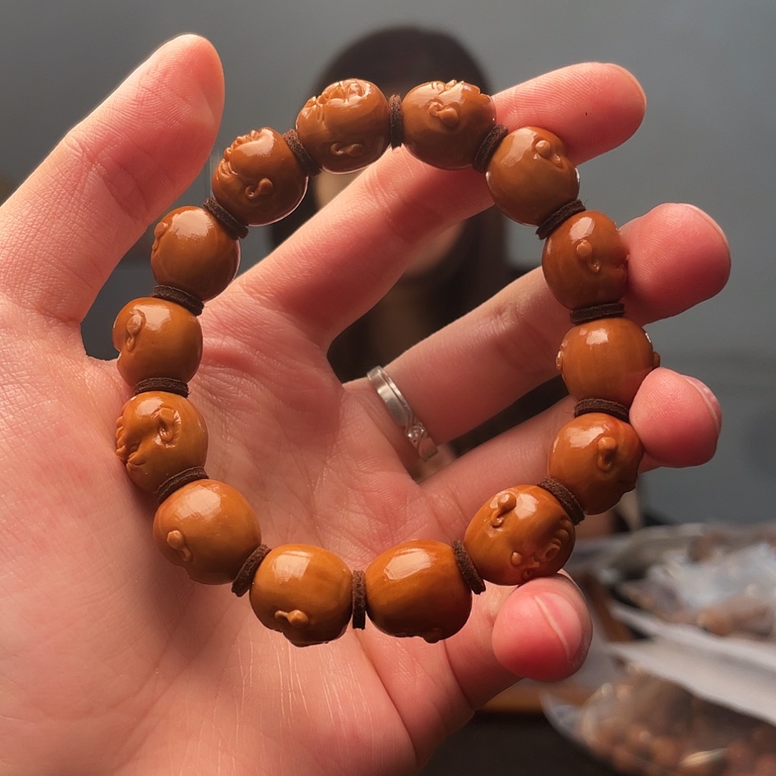 橄榄核手串1.5人生百态