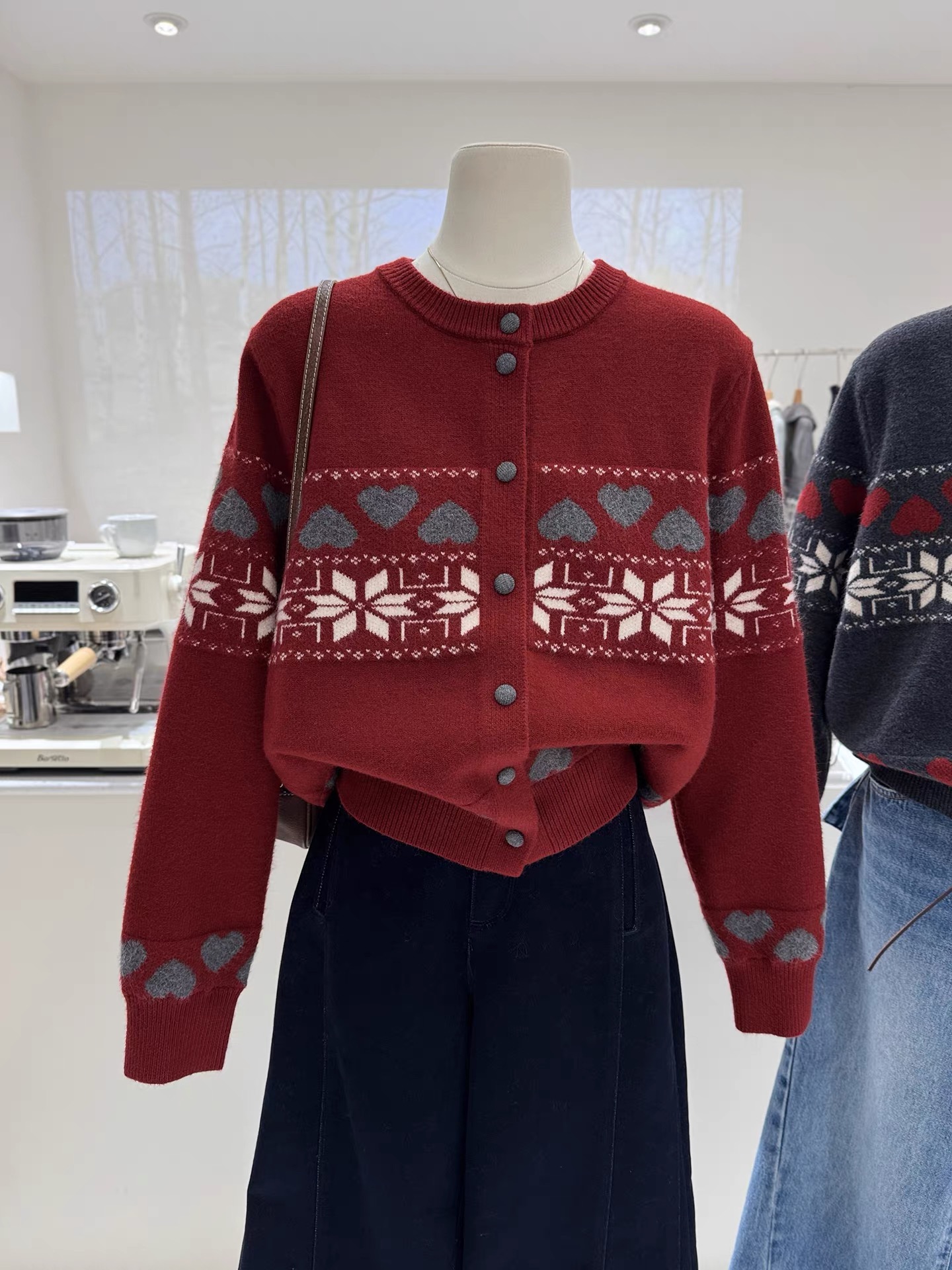 200斤大码女装长袖春季翻领针织女毛针织衫秋季时尚毛衣上衣1370