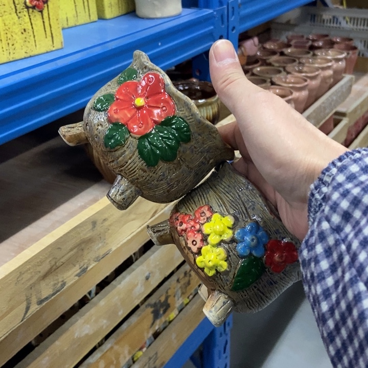 陶瓷花盆单场满9.9发10*8-8.5