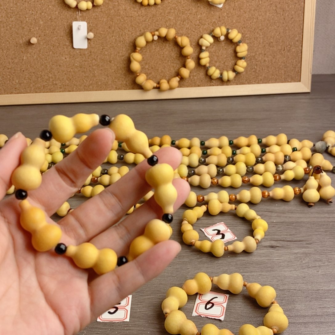 ?**蛋纯天然小葫芦手串