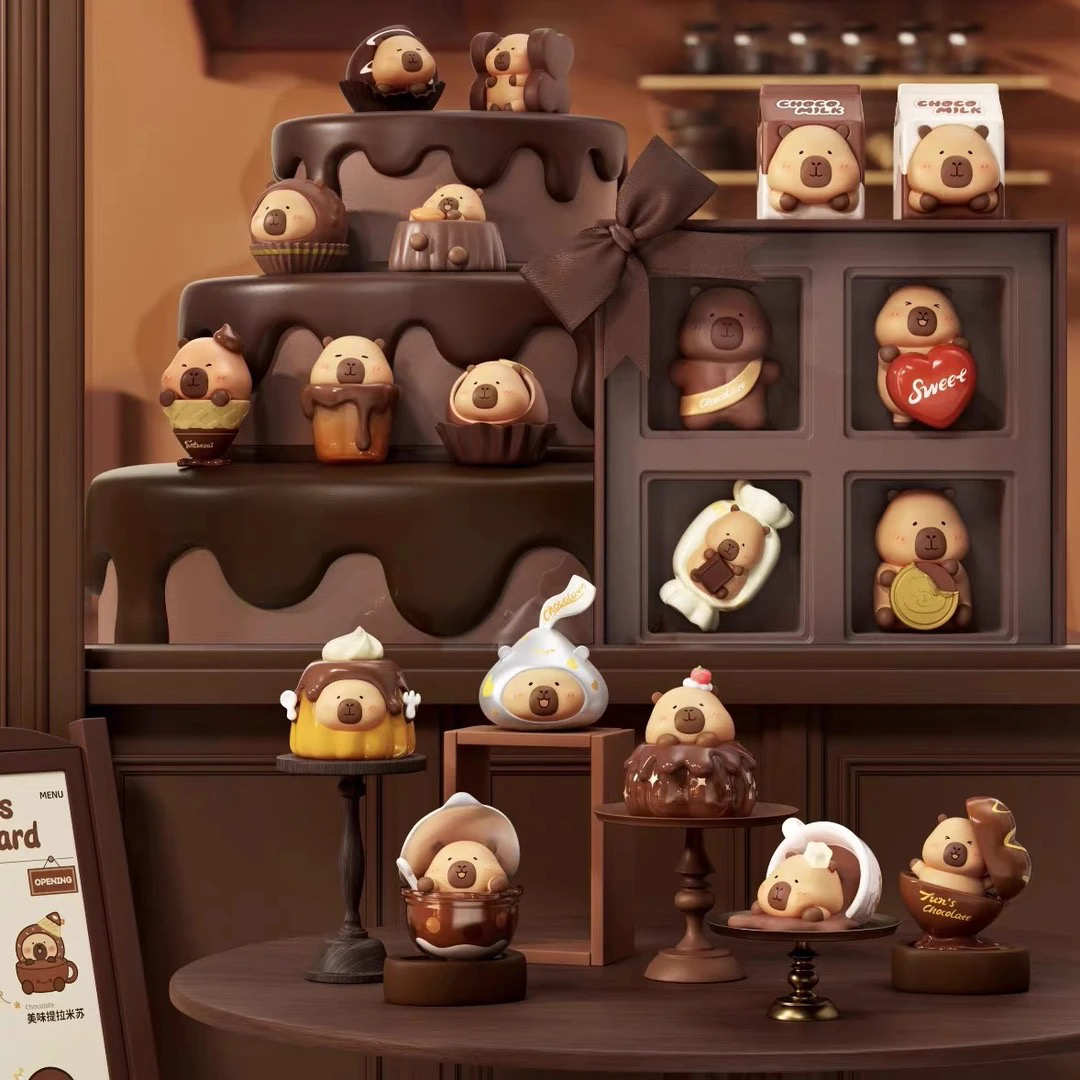 【代拆】二分之一巧克力豚豚崽系列萌粒盲盒