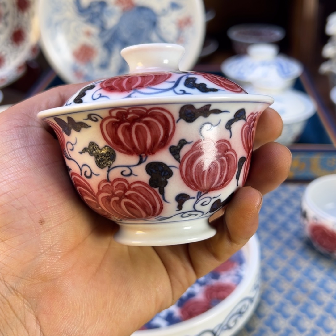摆件景德镇手工手绘陶瓷