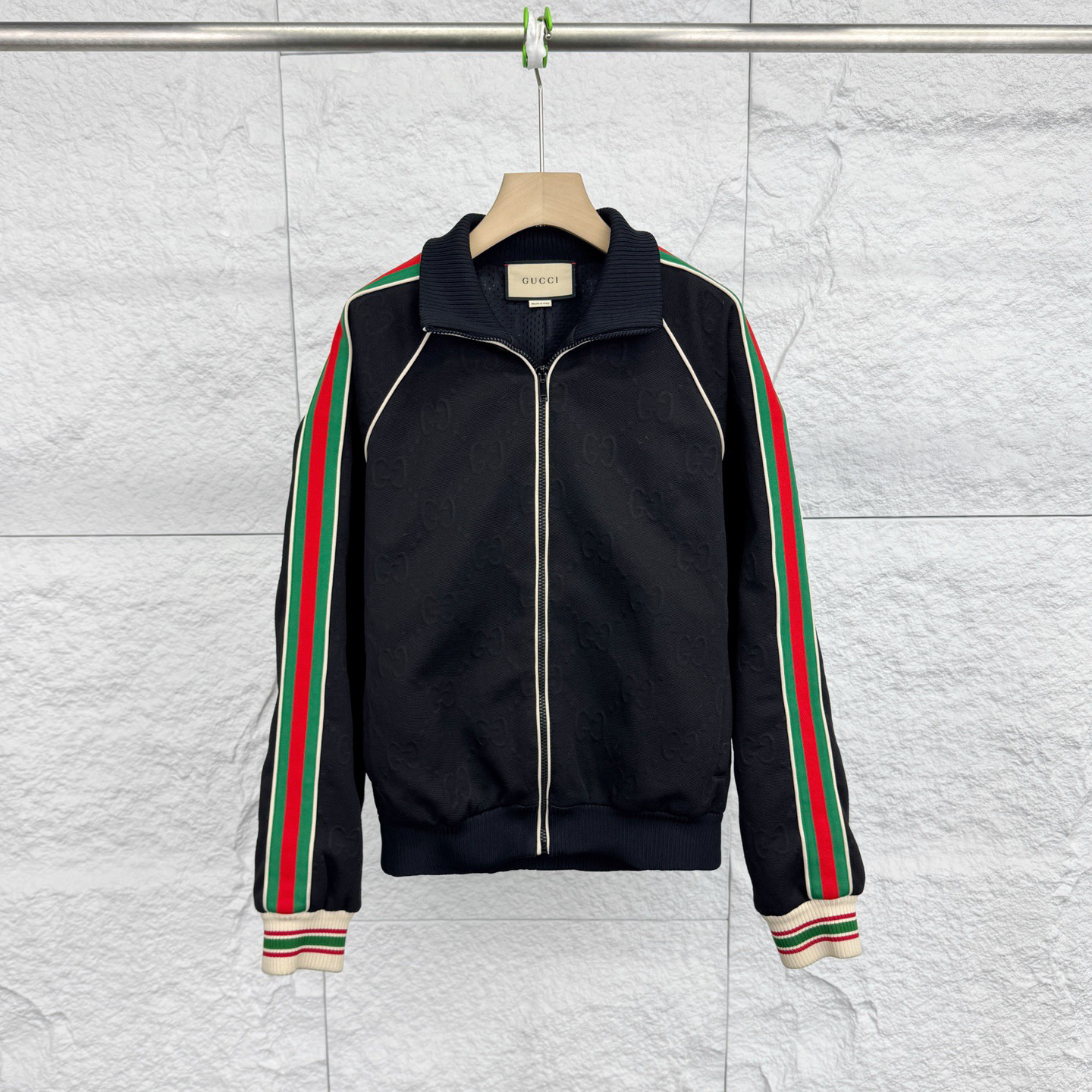 99新 GUCCI/古驰 Gucci 古驰/M码/条纹logo侧边/99新/17348025/