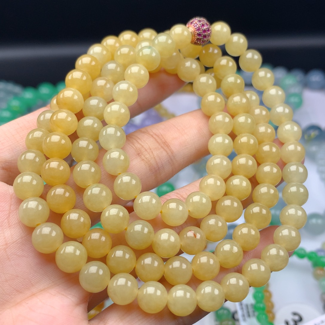 翡翠手链未镶嵌卡