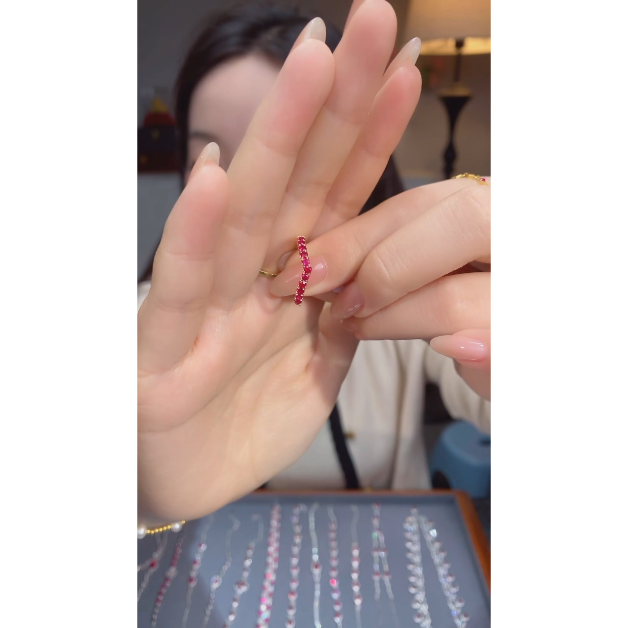 红宝石戒指18K金镶嵌（1ct）@@U6101