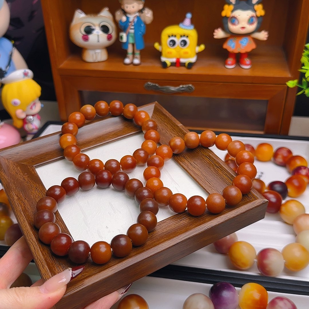 手串菩提根/象牙果卡14干磨拿铁随机