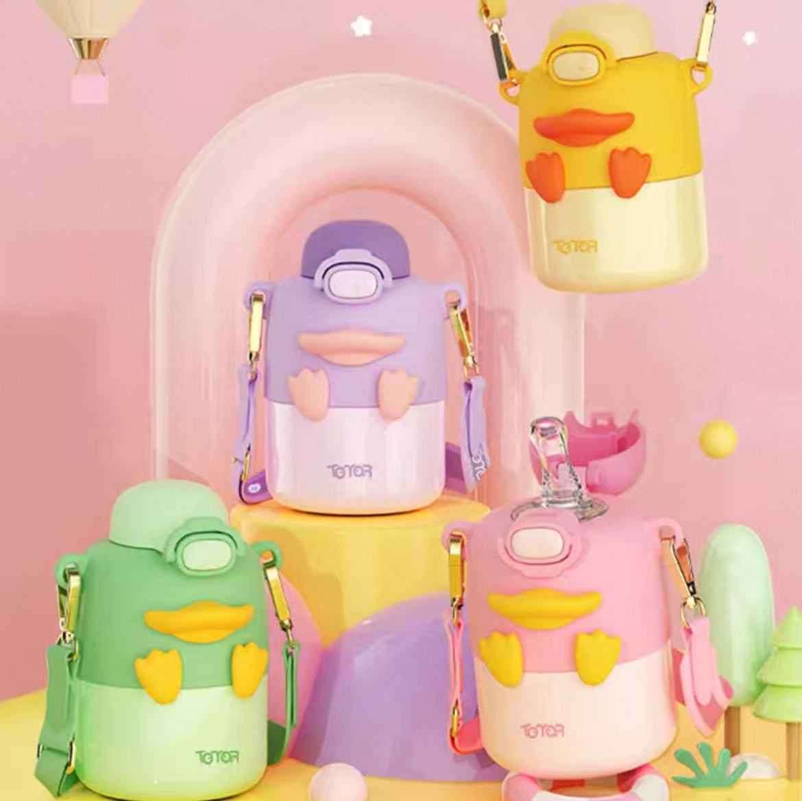 品牌尾单高品质316不锈钢吸管保温杯（430ml）