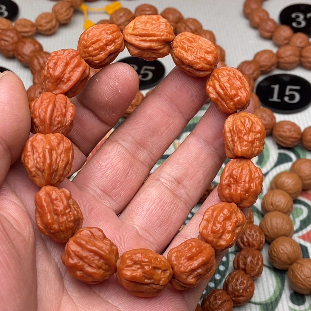 文玩核桃手串闭***风河南金蟾1.5