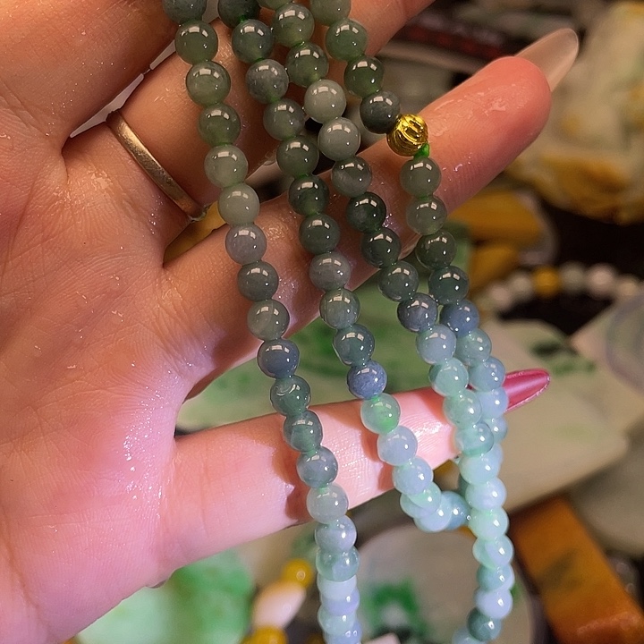 翡翠散珠天然翡翠