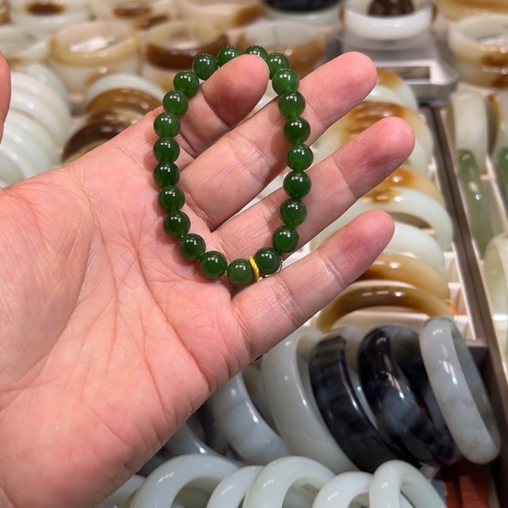 和田玉（糖玉）手链未镶嵌