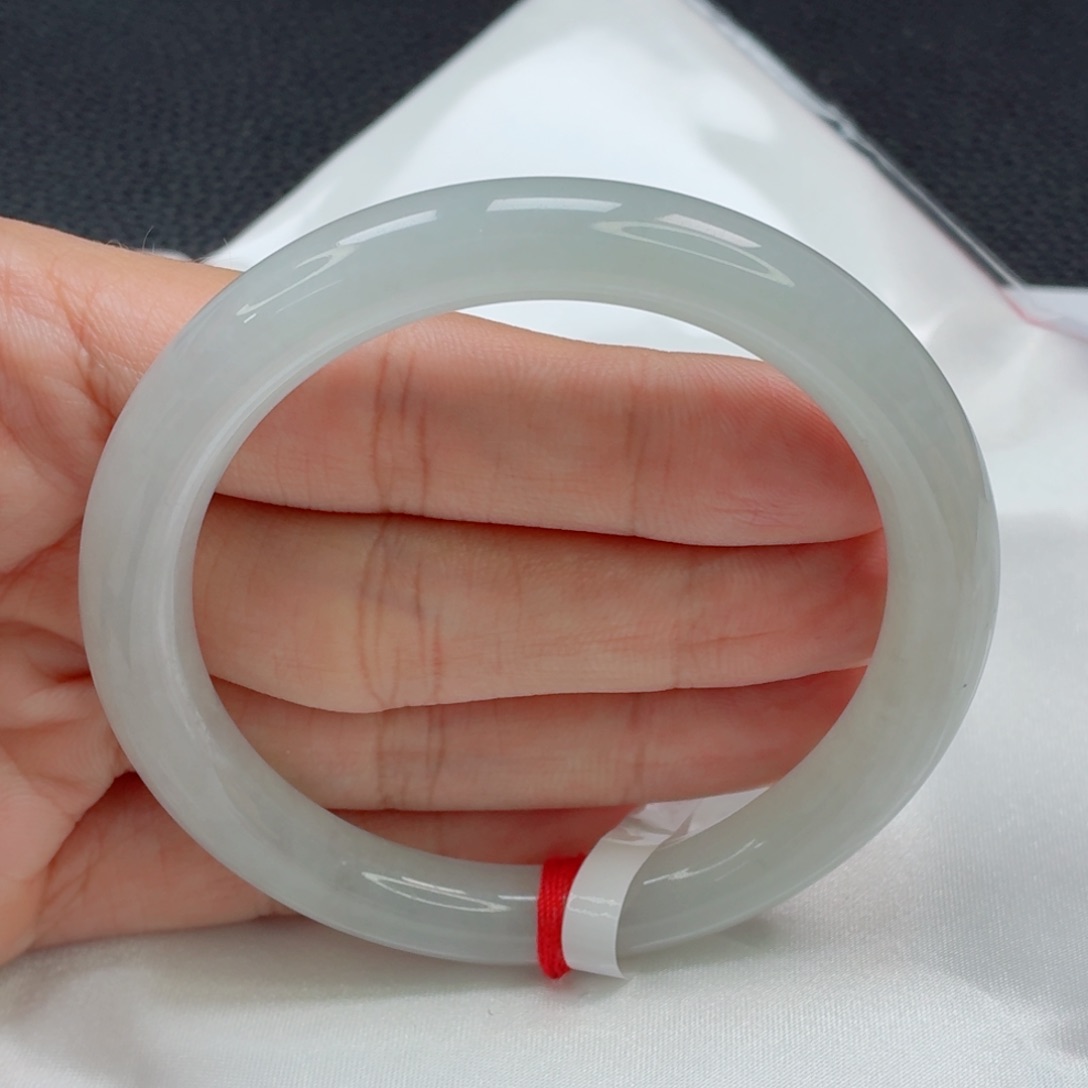 翡翠手镯未镶嵌冰晴美人条004