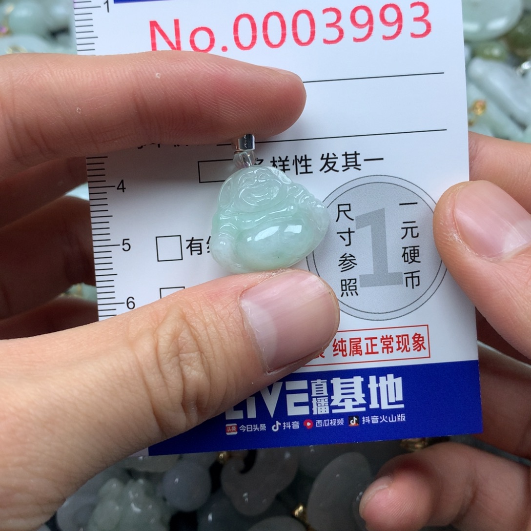 翡翠未镶嵌吊坠(不含链)3993