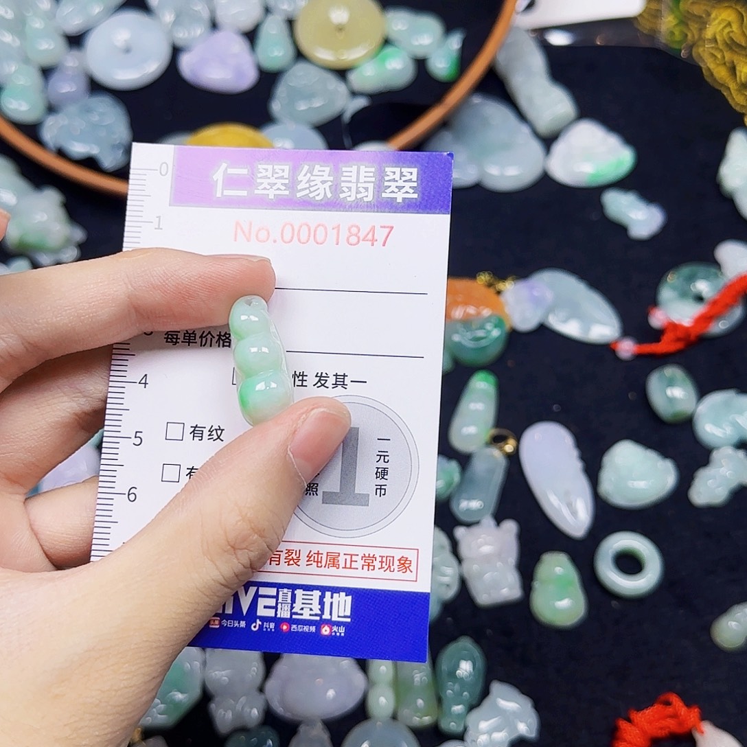 翡翠未镶嵌颈饰翡翠