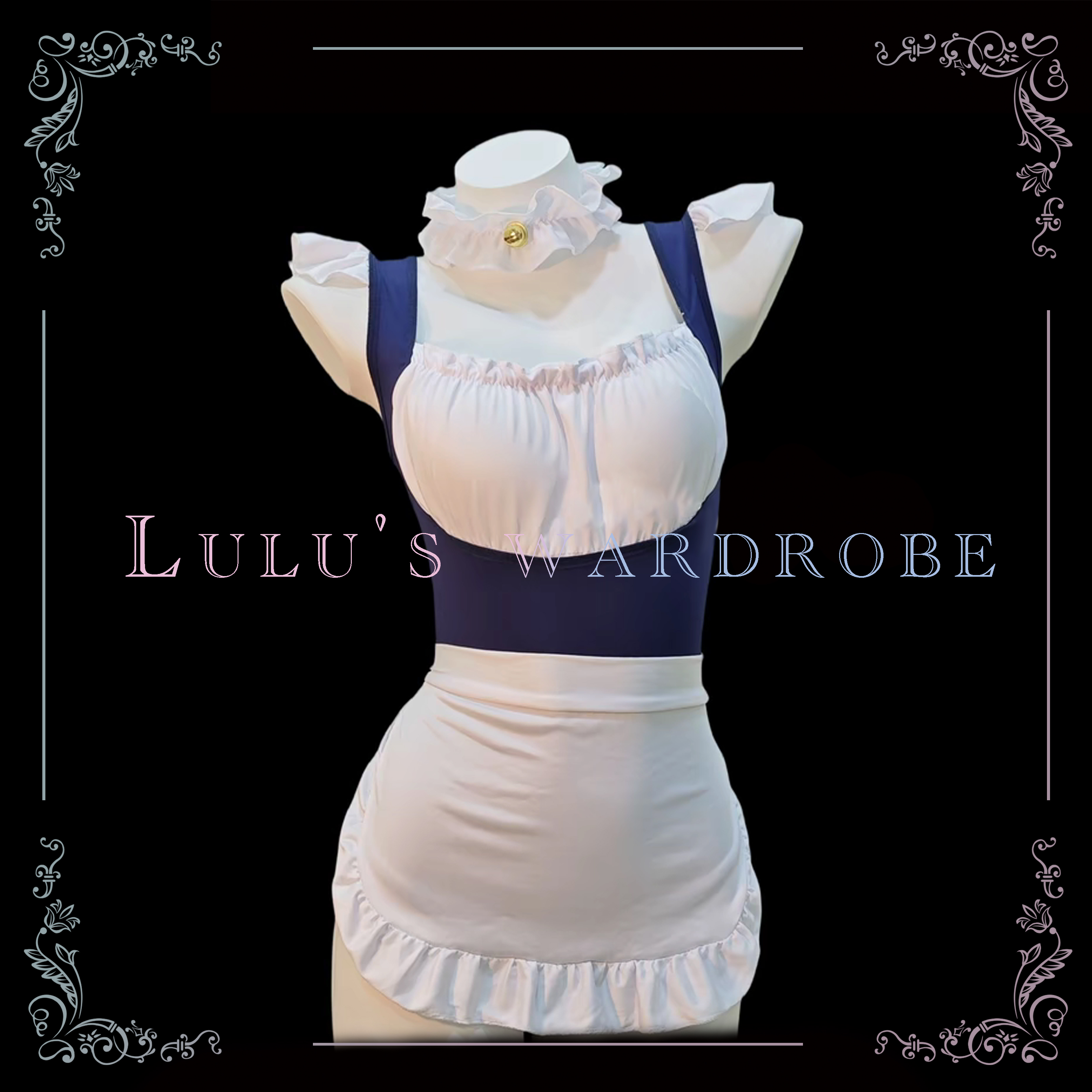 【露露衣橱】白色女仆cos 狸姆