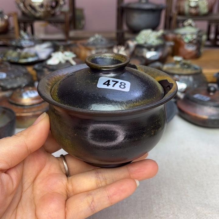 壶裸柴烧陶瓷茶具