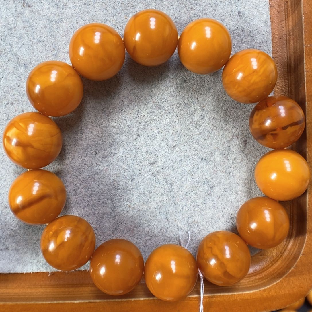 蜜蜡手串未镶嵌蜜蜡手串