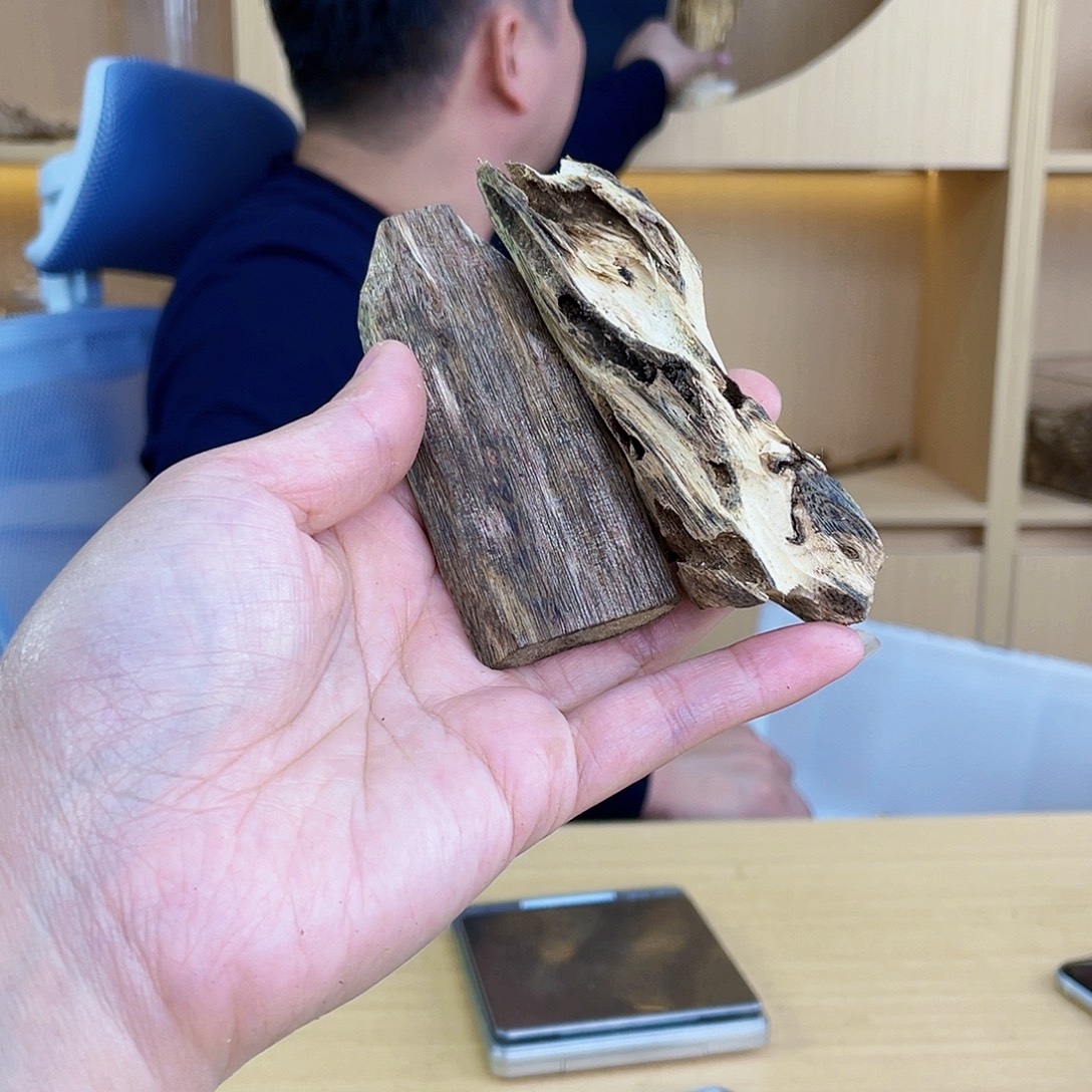 f***j沉香碎屑沉香棋楠原材料碎料27克多样性发一