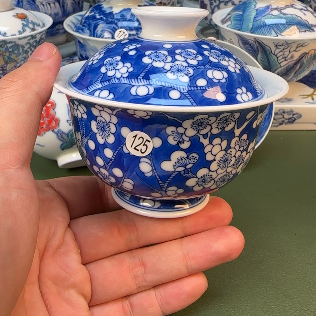 彦祖纯手工手绘茶具125