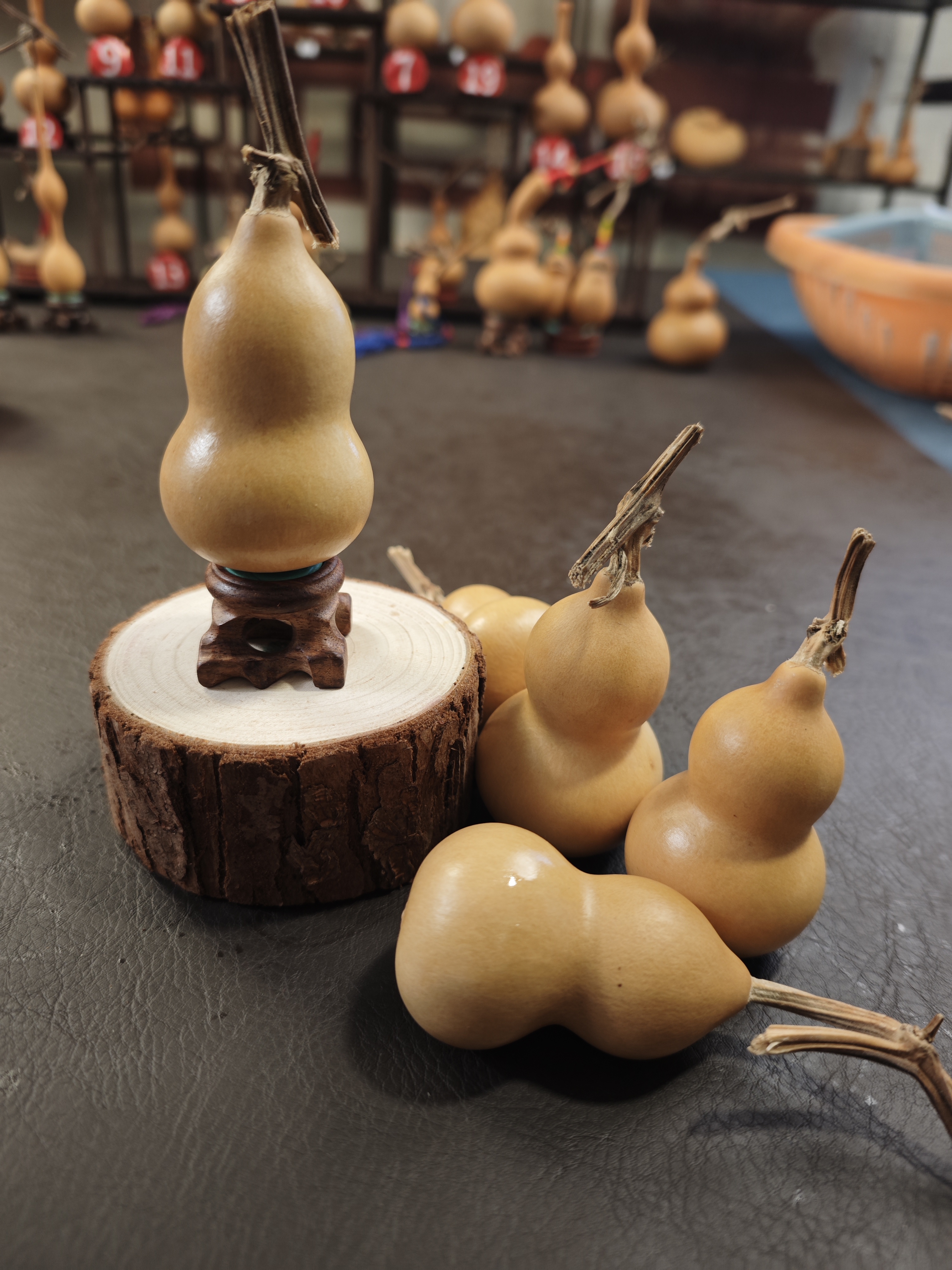 惊喜随机 一组10个天然小葫芦 尾货（默认微瑕）