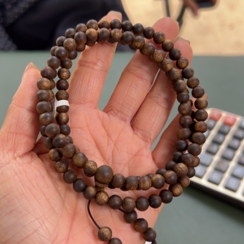 沉香手串紫棋沉水浮14克卡0.6多样性发1串