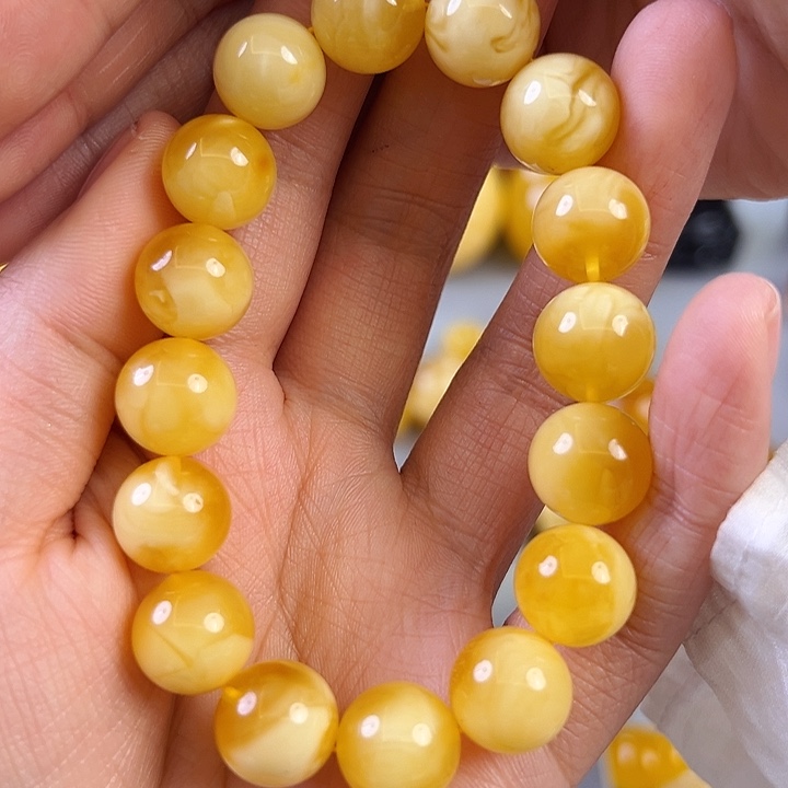 蜜蜡颈饰未镶嵌蜜蜡