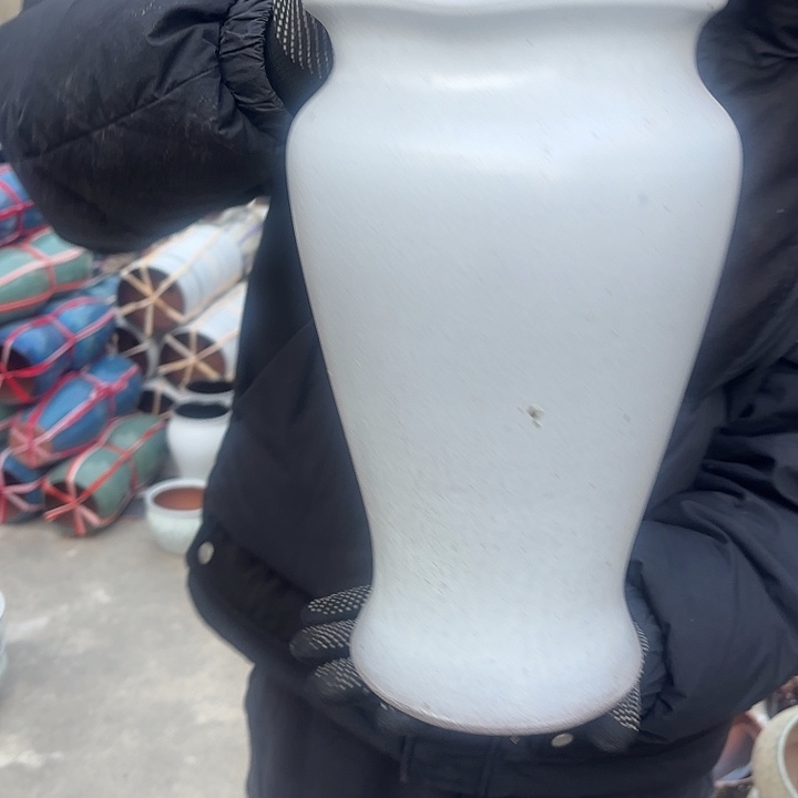 红陶微瑕口径16高度30