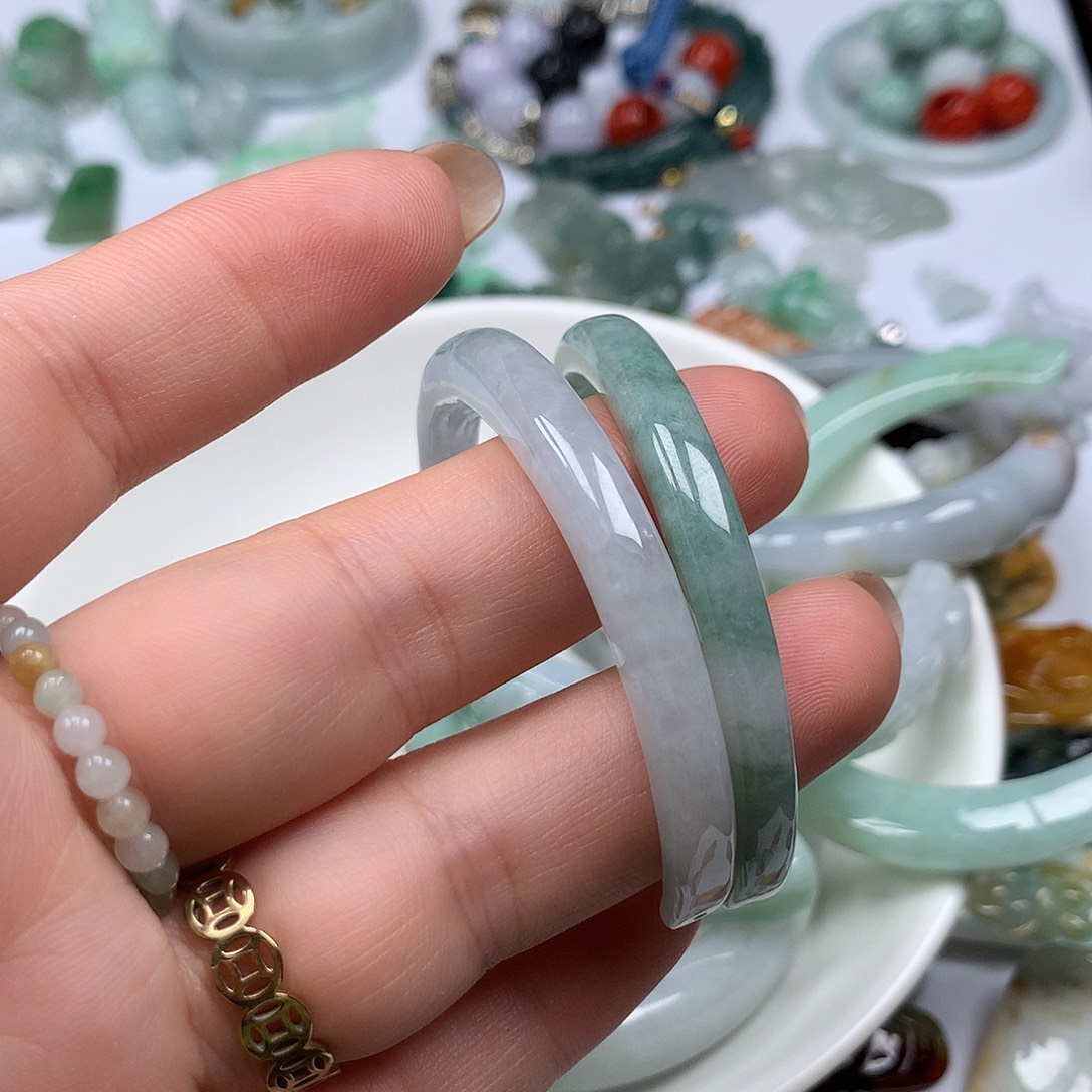 ঞ***ℯ翡翠未镶嵌颈饰88888