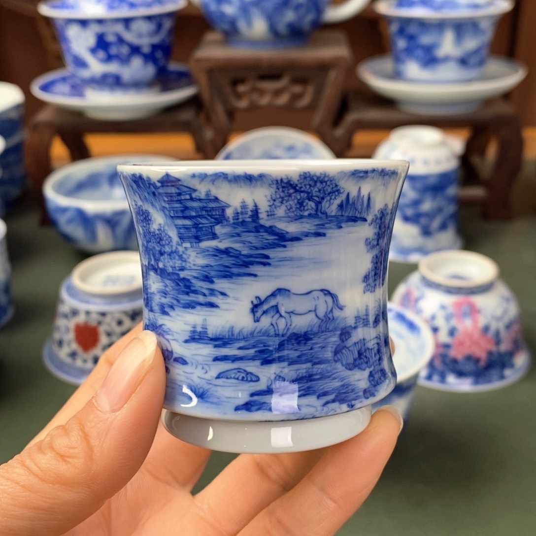 杯景德镇陶瓷手工手绘