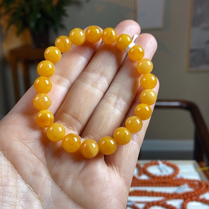 琥珀手链未镶嵌蜜蜡手串9