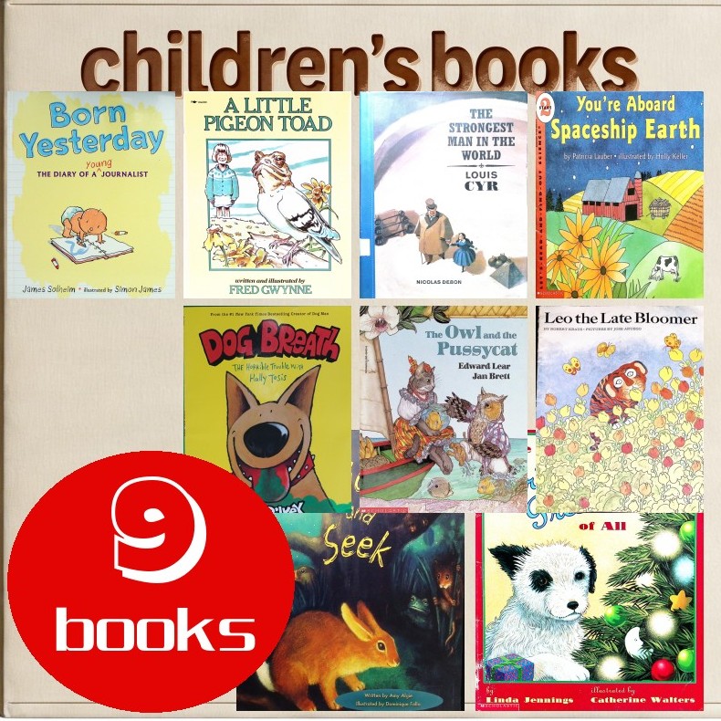 英文原版绘本9本93251222032