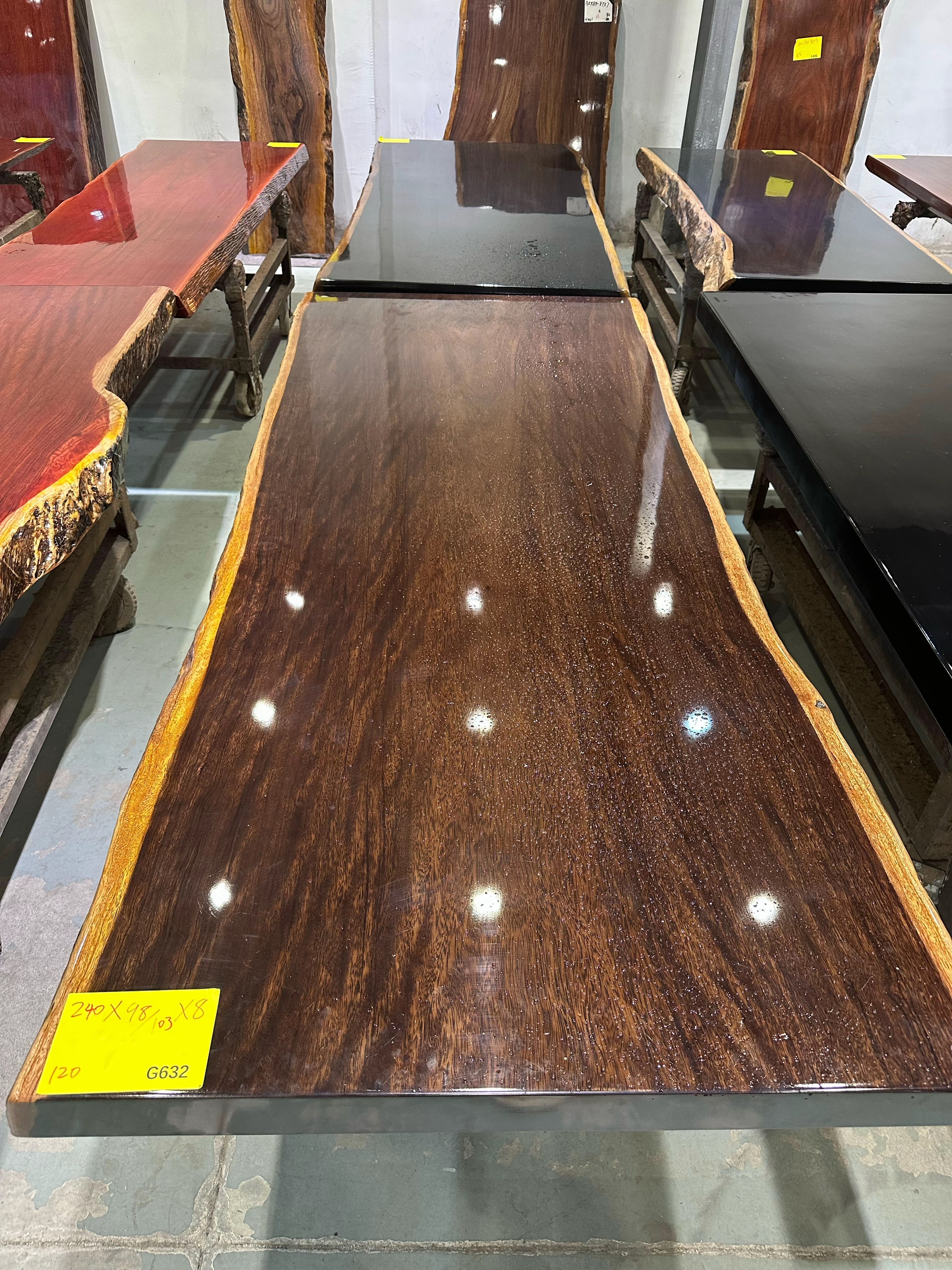 非洲进口实木大板茶桌办公桌