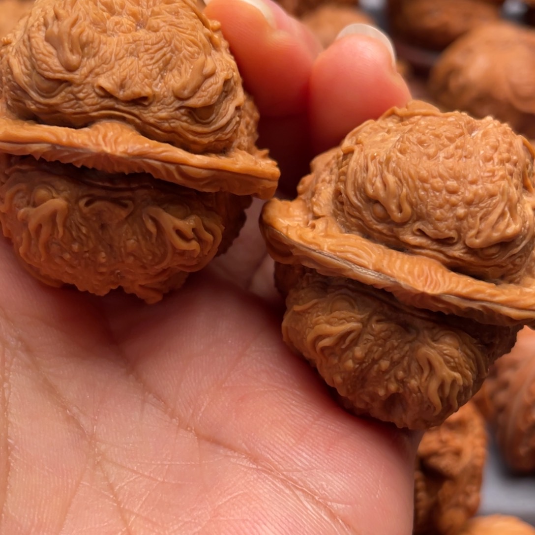 手串/手链核桃銀龙蝉蛤蟆头核桃雕刻