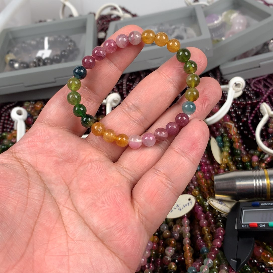 碧玺手链未镶嵌260单圈