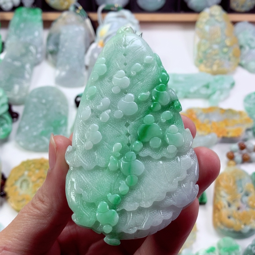 【闪购商品】翡翠吊坠(不含链)未镶嵌汐*～