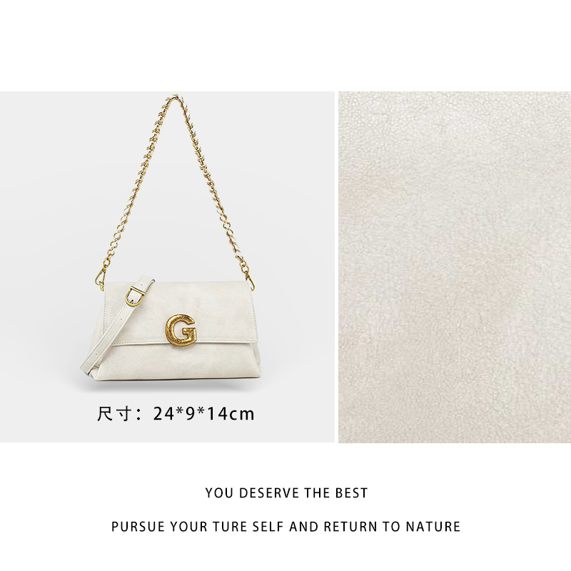 【尚恩CC】QYX-81785-可可蛋奶-轻奢百搭手提腋下新款斜跨女包