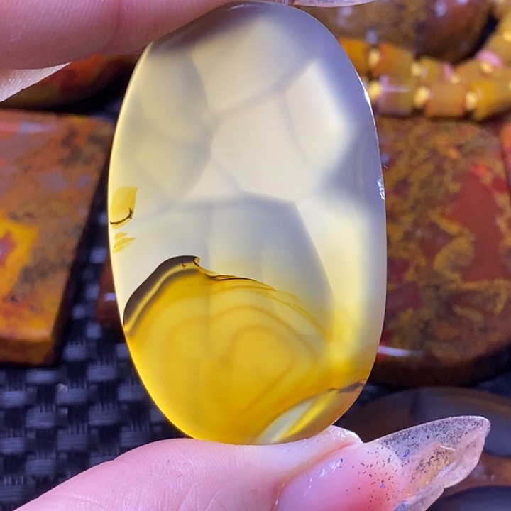 玛瑙/玉髓颈饰足银镀金镶嵌