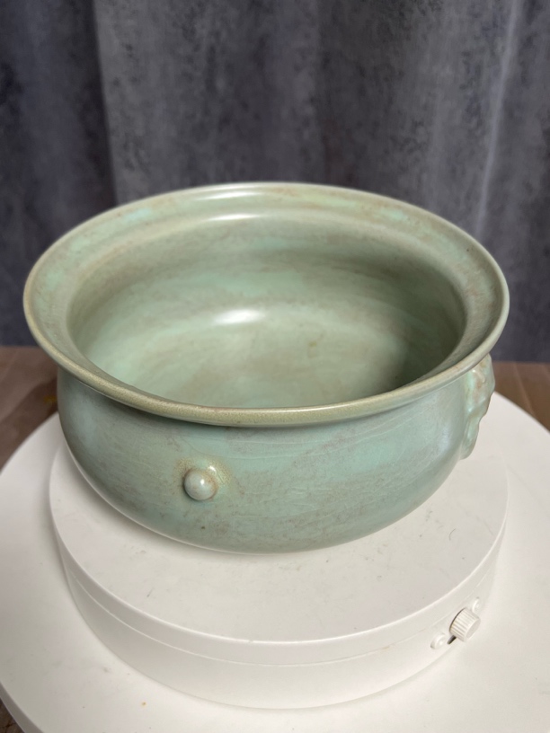 汝窑虎头洗纯手工制作