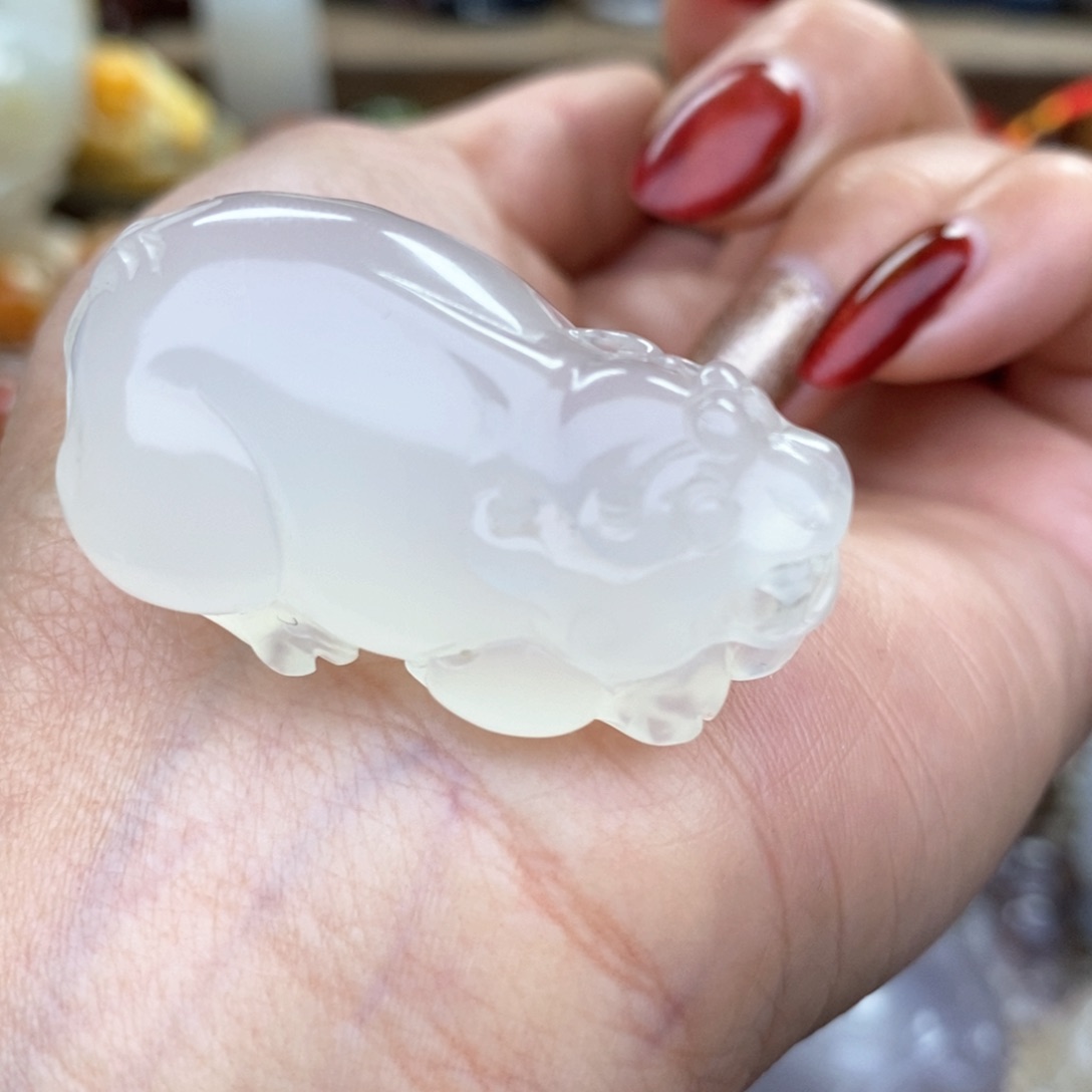 玛瑙/玉髓挂件未镶嵌我***凶