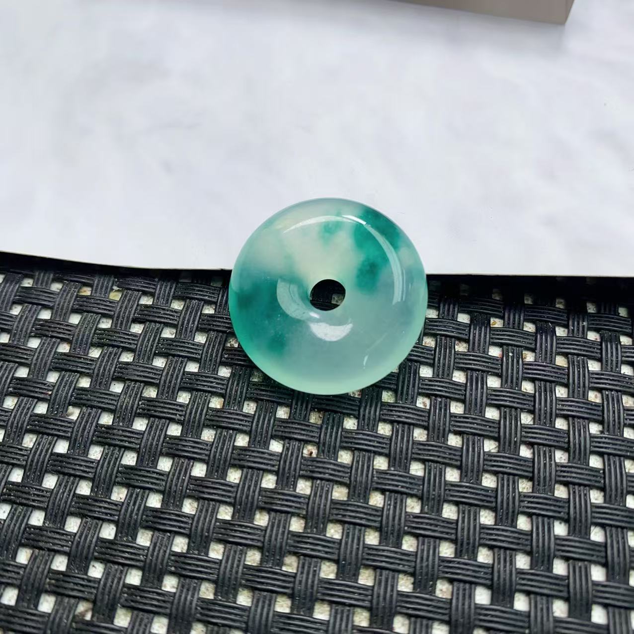 A1149绿花小扣子