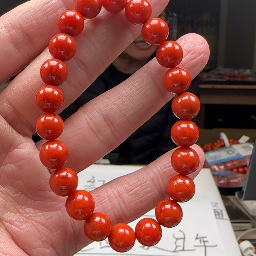 南红玛瑙手串9未镶嵌