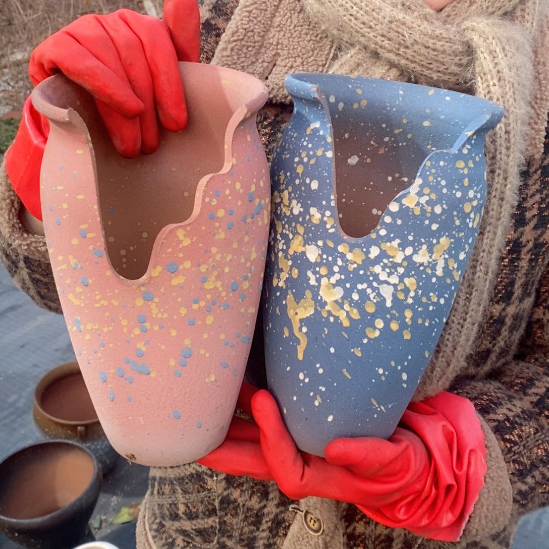 红陶口14高25～～～