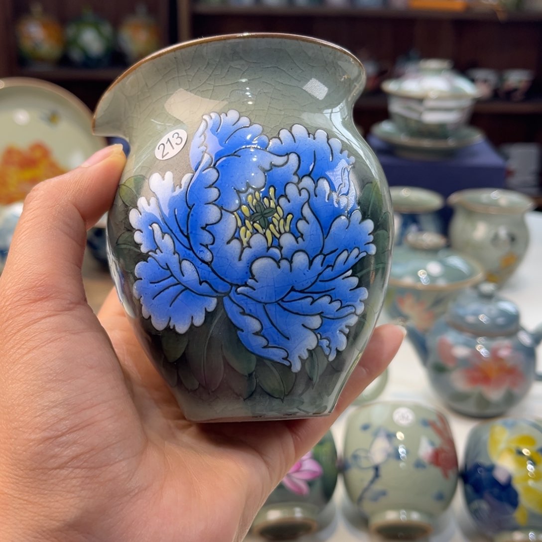 瓷片景德镇手工手绘陶瓷茶具