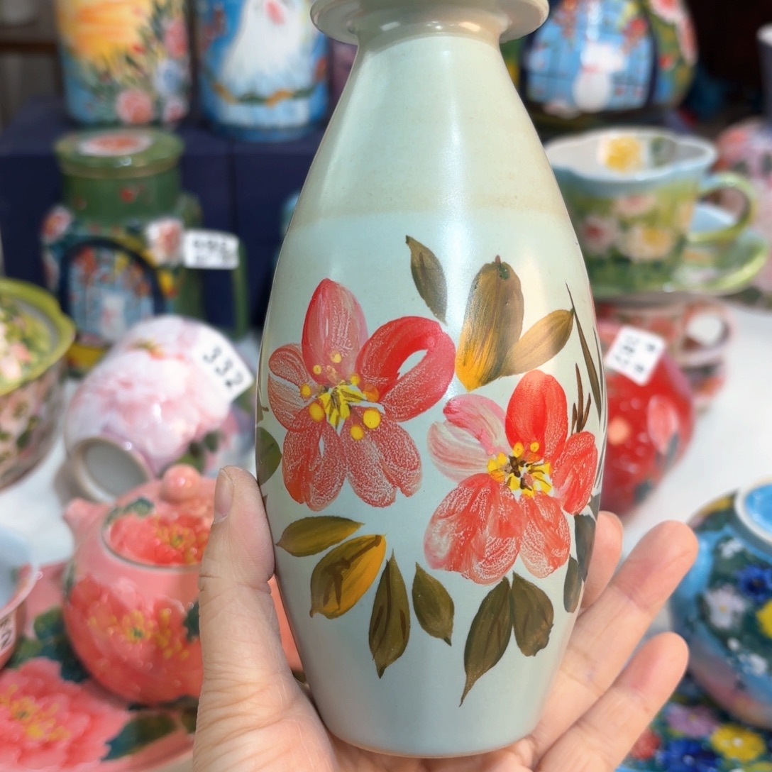 景德镇手绘高温釉下彩陶瓷茶具