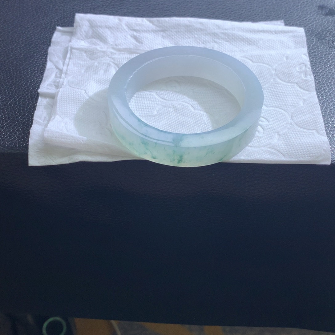 定制翡翠未镶嵌翡翠手镯55-57