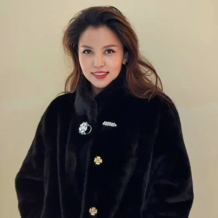 [福利专属】高端雪兰貂皮毛一体中年妈妈装立领短款外套气质百搭