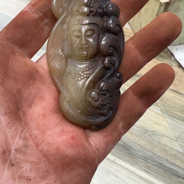 和田玉（青白玉）未镶嵌挂件