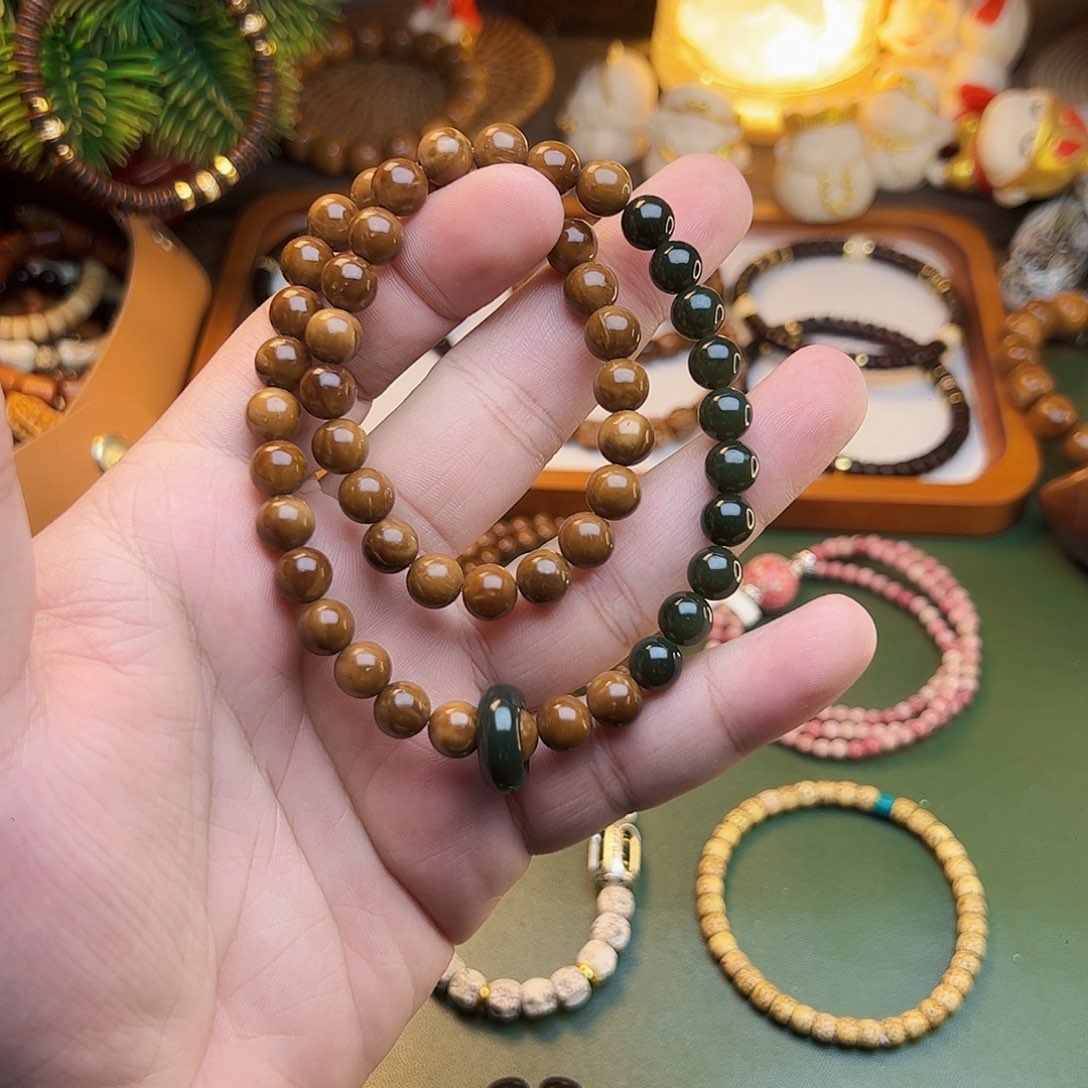 和田玉（糖玉）未镶嵌手链库克